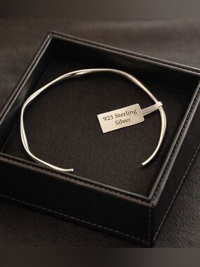 Silver Unisex Bracelet Adjustable
